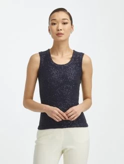 Silk Scoop Neck Tank