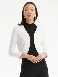Sequin Cashmere Silk Bolero