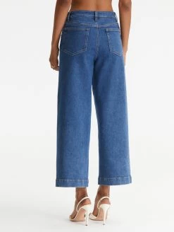 2 Pocket Denim Culotte Jeans -Odlr f23325 03 Z 23SN321MWA MWA 1920x2551 1