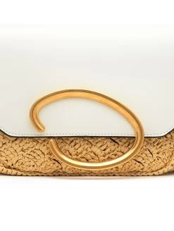 Raffia Crochet Oath Shoulder Bag -Odlr f23430 04 Z 23SH507RAF IVR 1920x2551 1