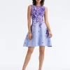 Degradé Lilac Jacquard Knit Dress
