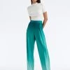 Ombré Silk Twill Pant