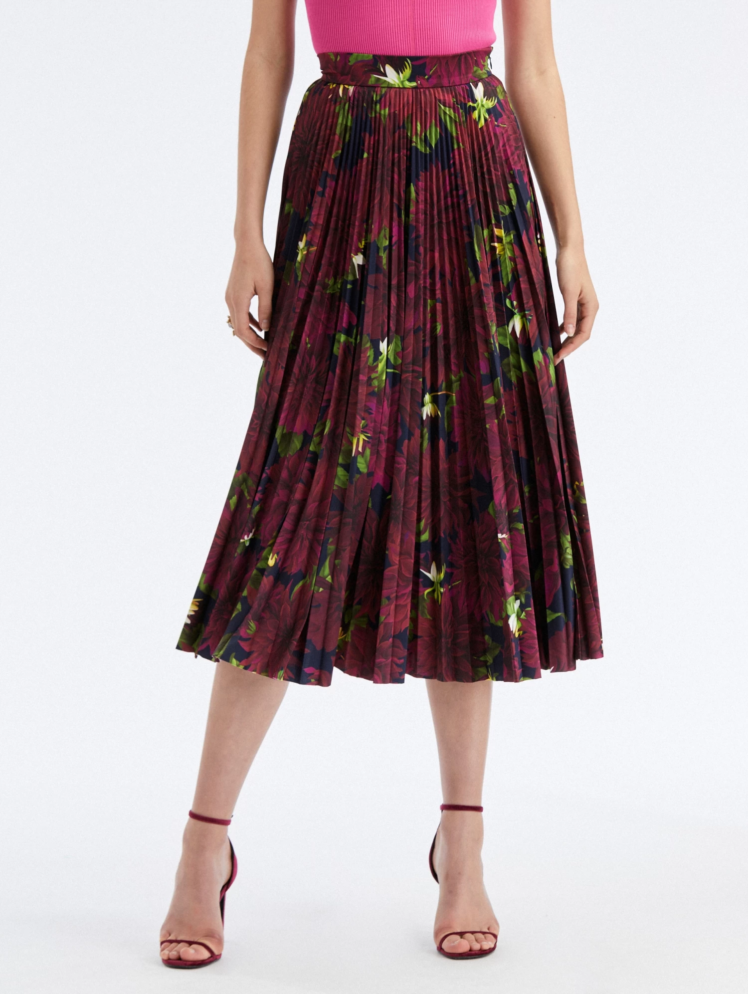 Pleated Dahlia Jersey Skirt 3 Pleated Dahlia Jersey Skirt - Image 3