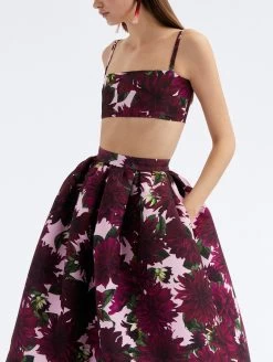 Dahlia Faille Midi Skirt -Odlr f23573 04 Z 23PN411DLE BGP 1920x2551 1