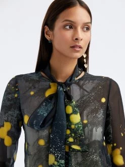 Firefly Tie-Neck Chiffon Blouse -Odlr f23577 04 Z 23PN701FSO MMU 1920x2551 1