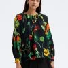Nasturtium Crepe Blouse