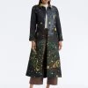 Firefly Faille Trench Coat