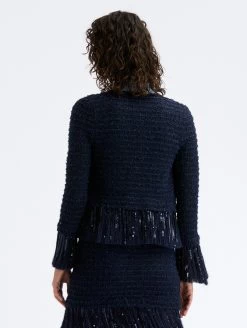 Tweed Sequin Fringe Jacket 5 Tweed Sequin Fringe Jacket -Odlr f23595 03 Z 23PE152TWD NAV 1920x2551 1