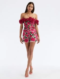 Dahlia Threadwork Cocktail Dress