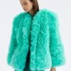 Marabou Feather Coat