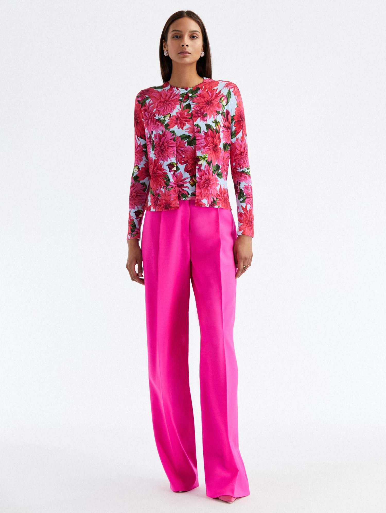 Dahlia Printed Cardigan 2 Dahlia Printed Cardigan - Image 2