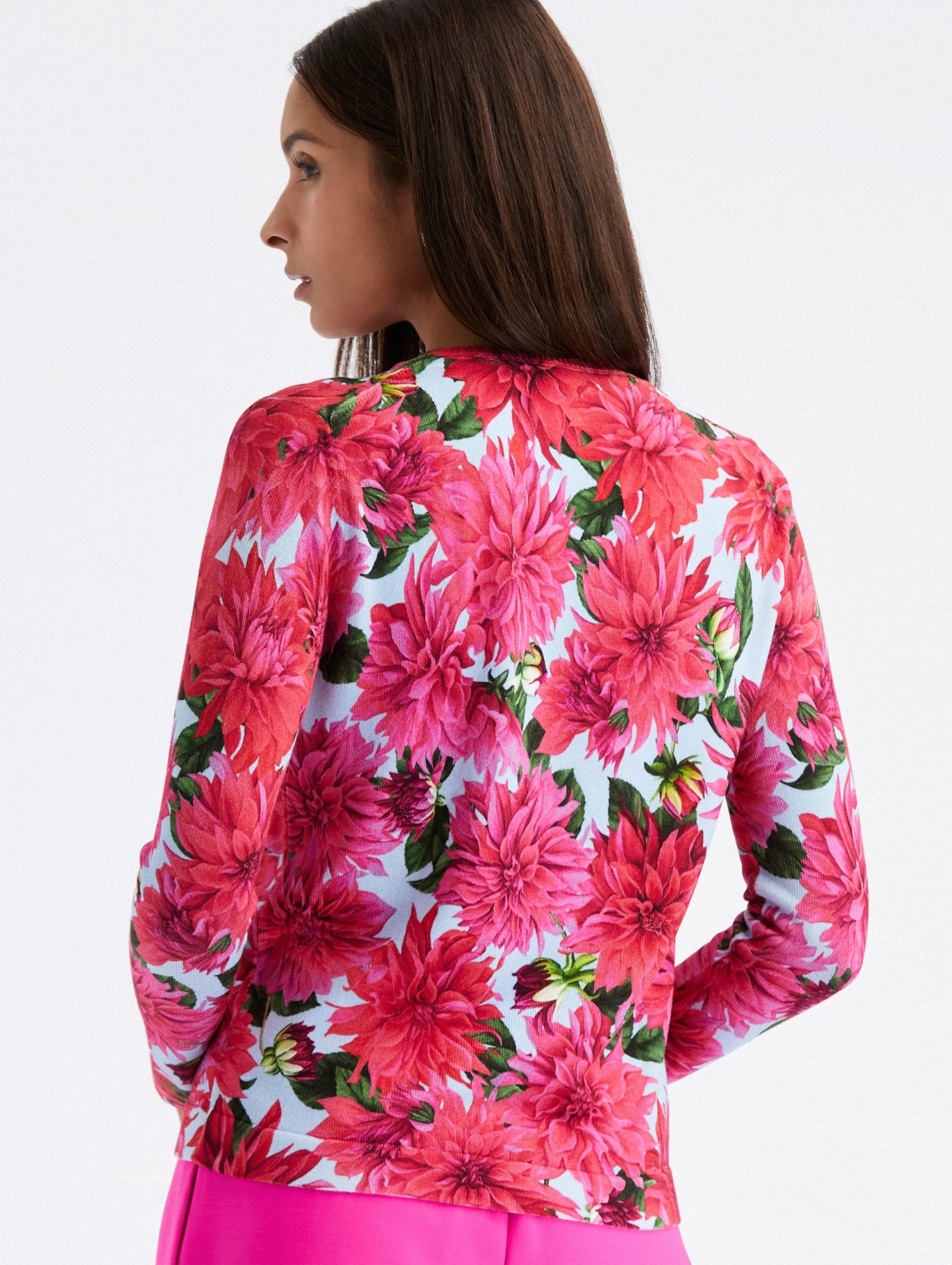 Dahlia Printed Cardigan 4 Dahlia Printed Cardigan - Image 4