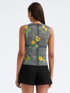 Nasturtium Plaid Printed Tank -Odlr f23633 03 Z 23PN126PLN IMU 1920x2551 1