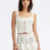 Hand Crocheted Scallop Tank