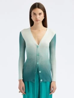 Ombré Long Cardigan