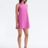 Chiffon Tie-Back Shift Dress