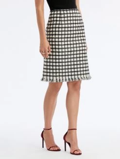 Lurex Check Tweed Pencil Skirt 6 Lurex Check Tweed Pencil Skirt -Odlr f23672 03 Z 23PN409LXE IVB 1920x2551 1