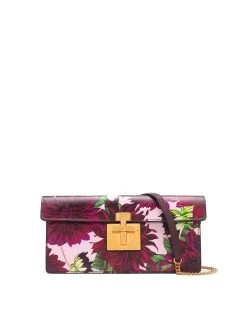 Dahlia Printed Alibi Clutch