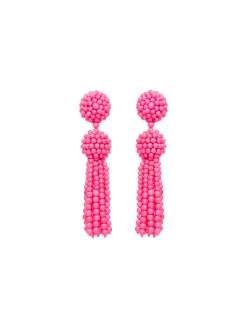 Neon Short Tassel Earrings