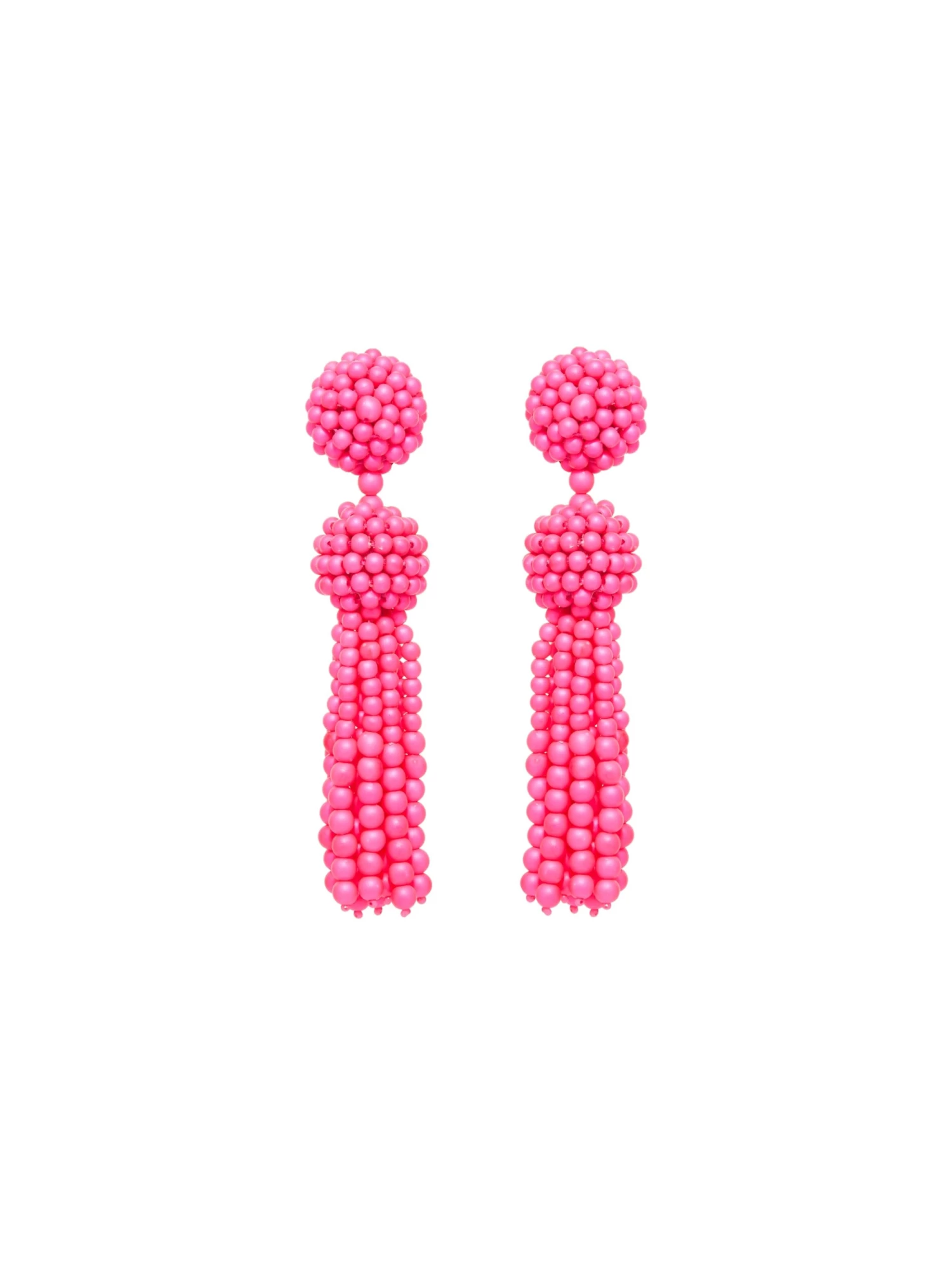 Neon Short Tassel Earrings 1 Neon Short Tassel Earrings