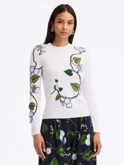 Morning Glory Threadwork Pullover