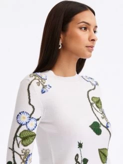 Morning Glory Threadwork Pullover -Odlr f23830 04 Z 23FE120GLY IVN 1920x2551 1