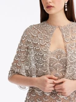 Crystal Scallop Tulle Jacket -Odlr f23843 04 Z 23FE5112TUL CRT 1920x2551 1