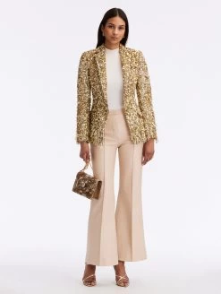 Sequin & Paillette Embroidered Jacket -Odlr f23844 04 Z 23FE513TUL GOL 1920x2551 1