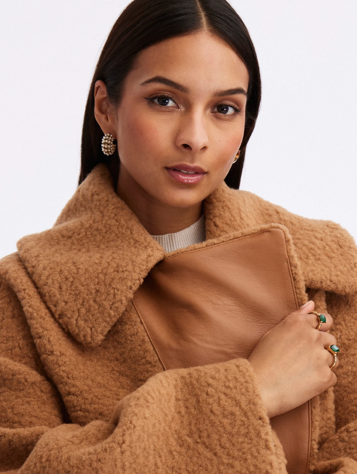 Brushed Wool Wrap Coat 4 Brushed Wool Wrap Coat - Image 4