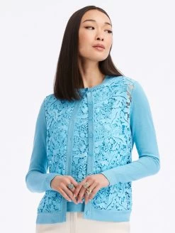 Acorn Guipure Inset Cardigan