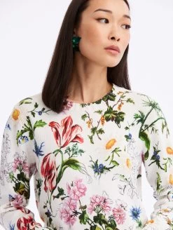 Sketched Floral Printed Pullover 7 Sketched Floral Printed Pullover -Odlr f24117 04 Z 23FN163PPB WHM 1920x2551 1