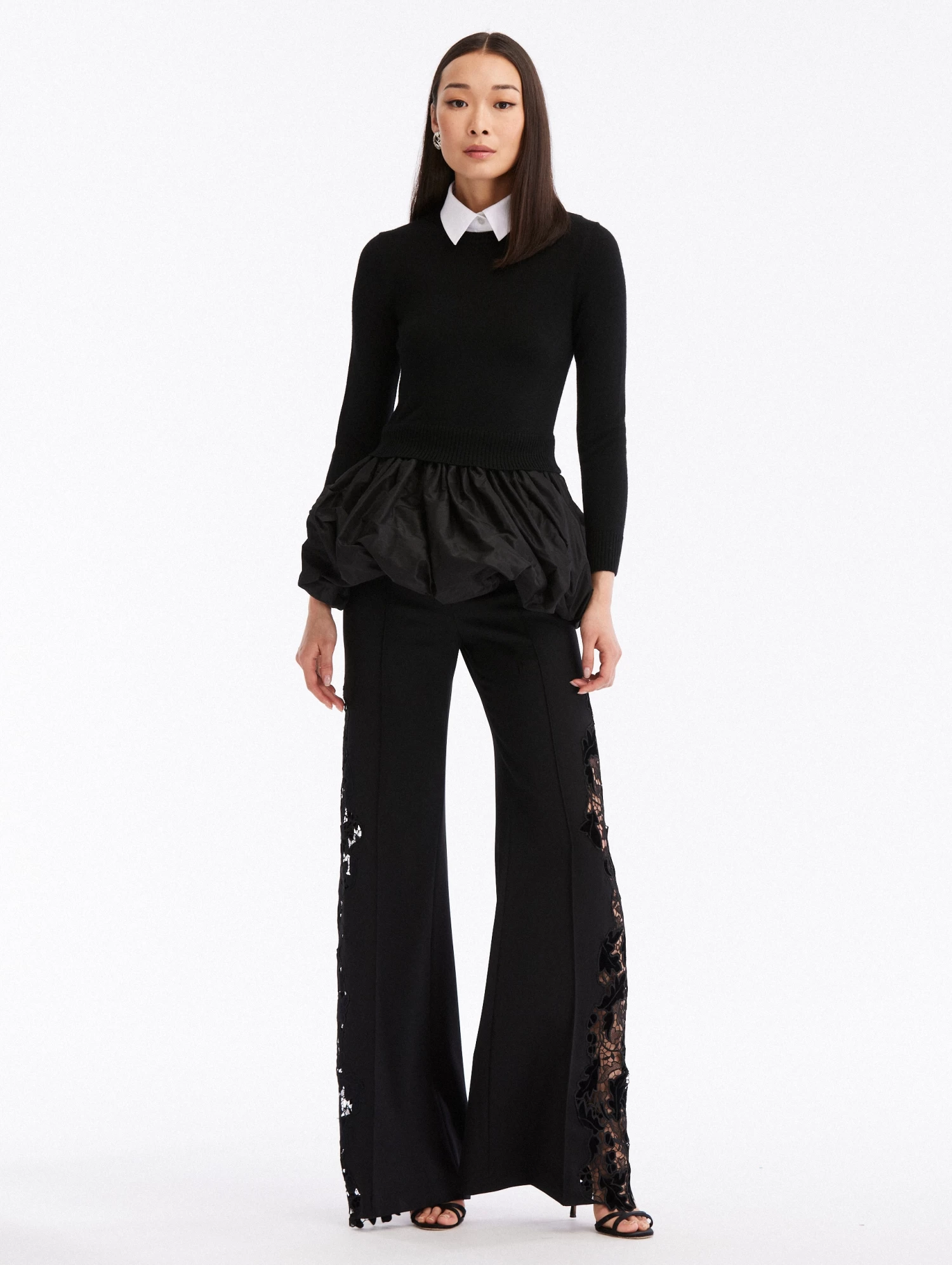 Peplum Drape Pullover 2 Peplum Drape Pullover - Image 2