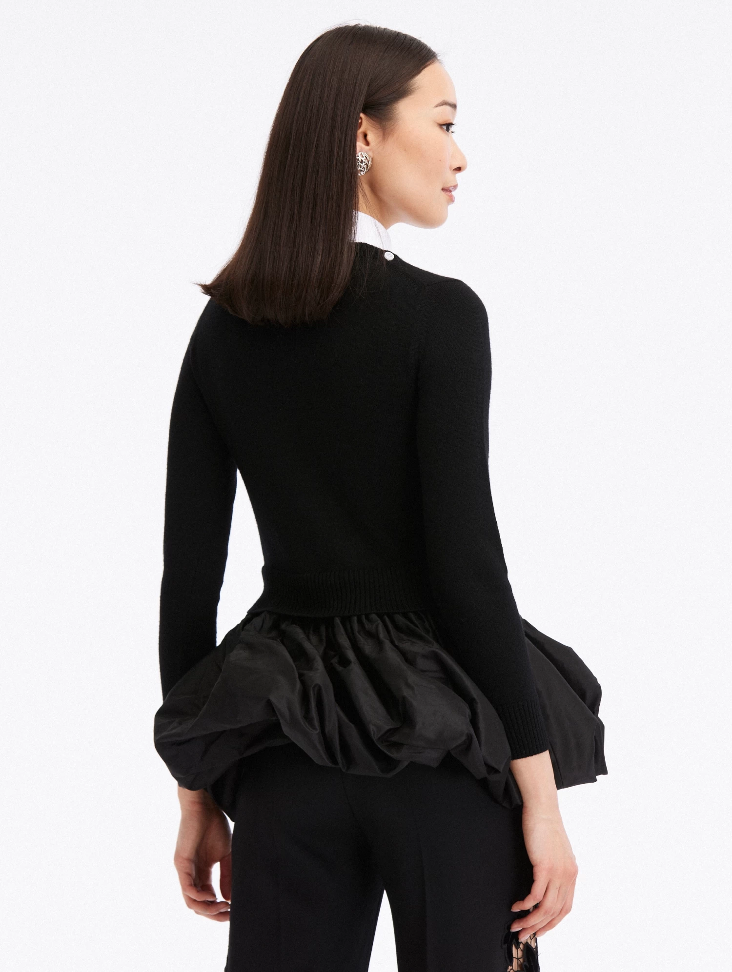 Peplum Drape Pullover 3 Peplum Drape Pullover - Image 3