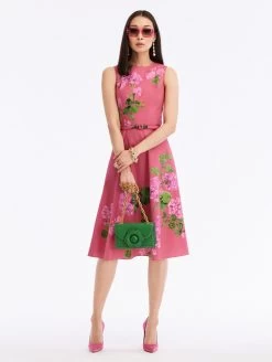 Degradé Geranium Cotton Poplin Dress -Odlr f24122 03 Z 23FN203DGN PKG 1920x2551 1