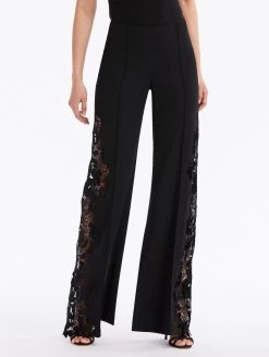 Wide Leg Grain De Poundre Pants -Odlr f24146 03 Z 23FN304GPO BLK 1920x2551 1