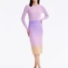 Ombré Pencil Skirt