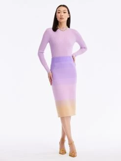 Ombré Pencil Skirt