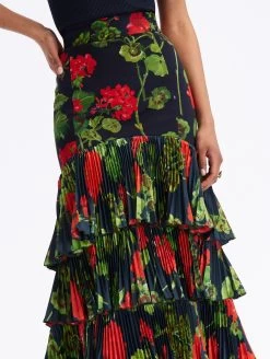 Geranium Tiered Maxi Skirt -Odlr f24153 04 Z 23FN403GOT RDN 1920x2551 1