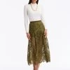 Acorn Guipure Midi Skirt