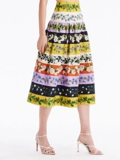 Botanical Stripe Cotton Poplin Skirt -Odlr f24157 03 Z 23FN413BTO GIM 1913x2551 1