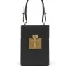 Black & Gold Saffiano Alibi Bag