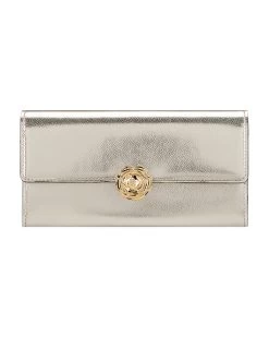 Light Gold Continental Wallet