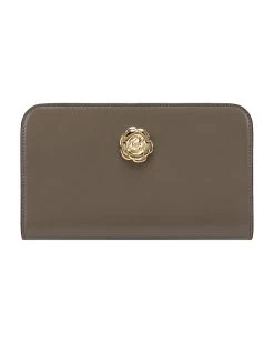 Taupe Travel Wallet