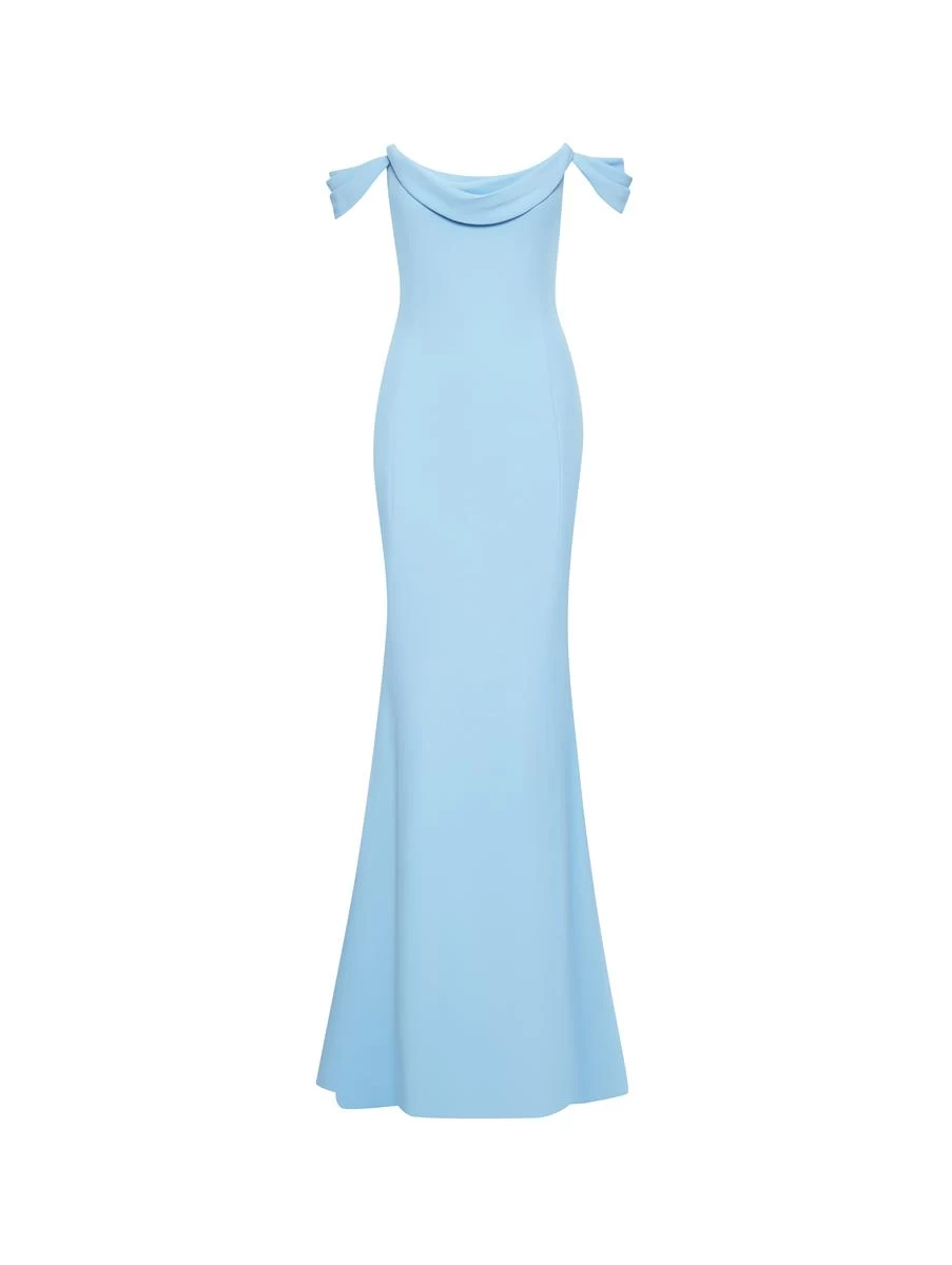 Strapless Draped Cady Peasante Gown 4 Strapless Draped Cady Peasante Gown - Image 4