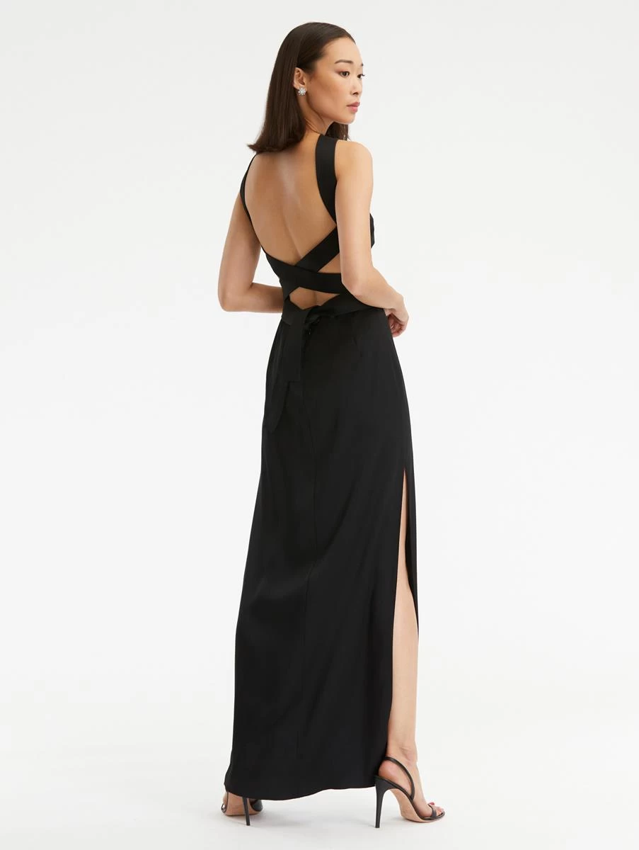 Tie-Waist Halter Gown 2 Tie-Waist Halter Gown - Image 2