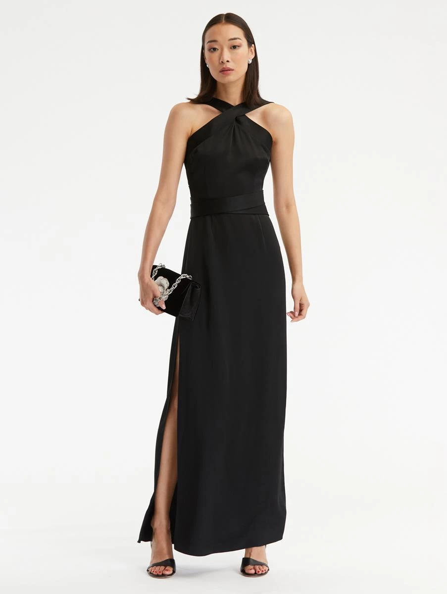 Tie-Waist Halter Gown 4 Tie-Waist Halter Gown - Image 4