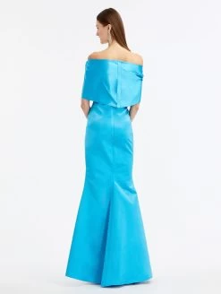 Off Shoulder Duchesse Satin Gown -Odlr p23541 Z 04122023063900903x1200 1