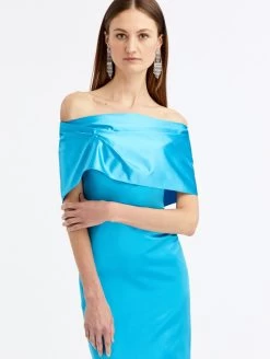 Off Shoulder Duchesse Satin Gown -Odlr p23541 Z 04122023063915903x1200 1