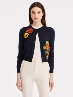 Nasturtium Threadwork Cardigan