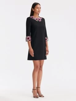Crystal Embroidered Shift Dress -Odlr p23609 Z 06212023042125903x1200 1